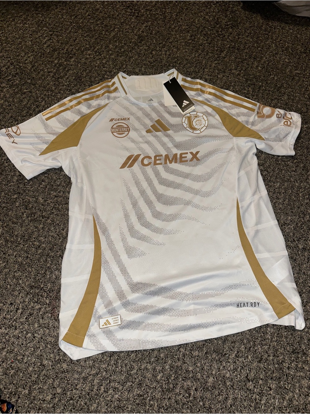 Adidas Tigres UANL 24/25 Third White & Gold Soccer Jersey